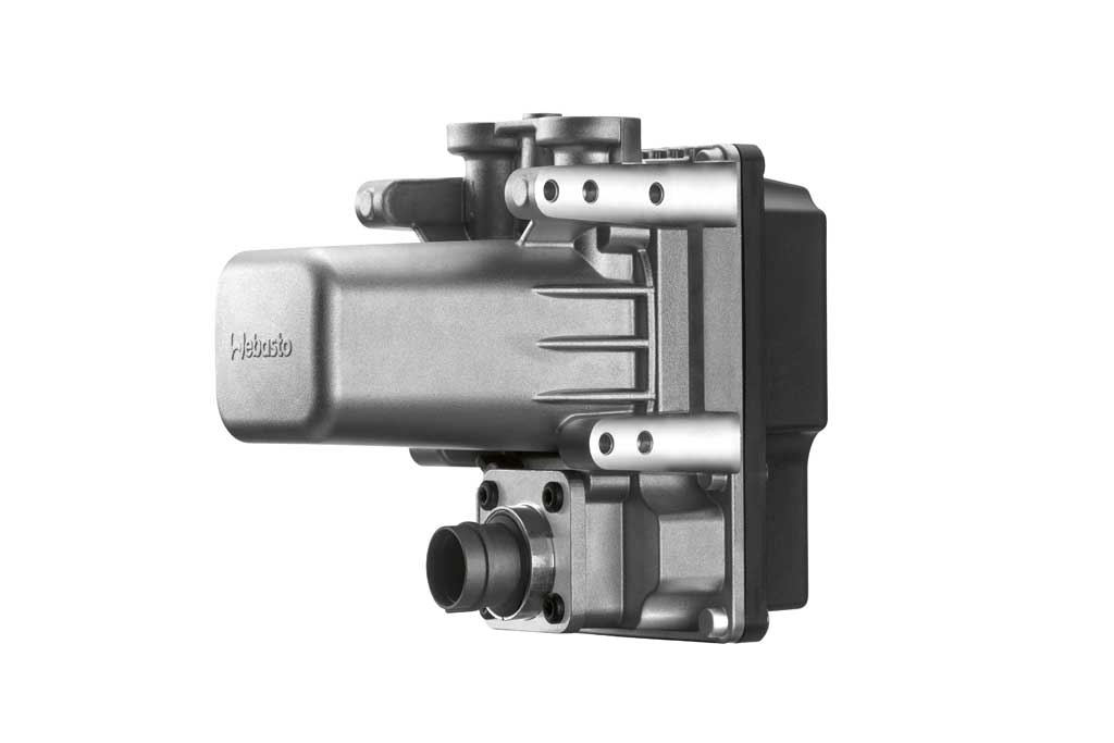Die Wasserheizung eThermoTop von Webasto läuft nicht über Diesel oder Benzin sondern über Strom aus den Bordbatterien.
