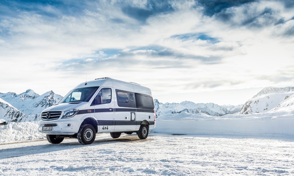 Hymercar Grand Canyon S auf Basis Mercedes-Benz Sprinter 4×4 – Exterieur ;
Hymercar Grand Canyon S on Mercedes-Benz Sprinter 4×4 base – Exterior;